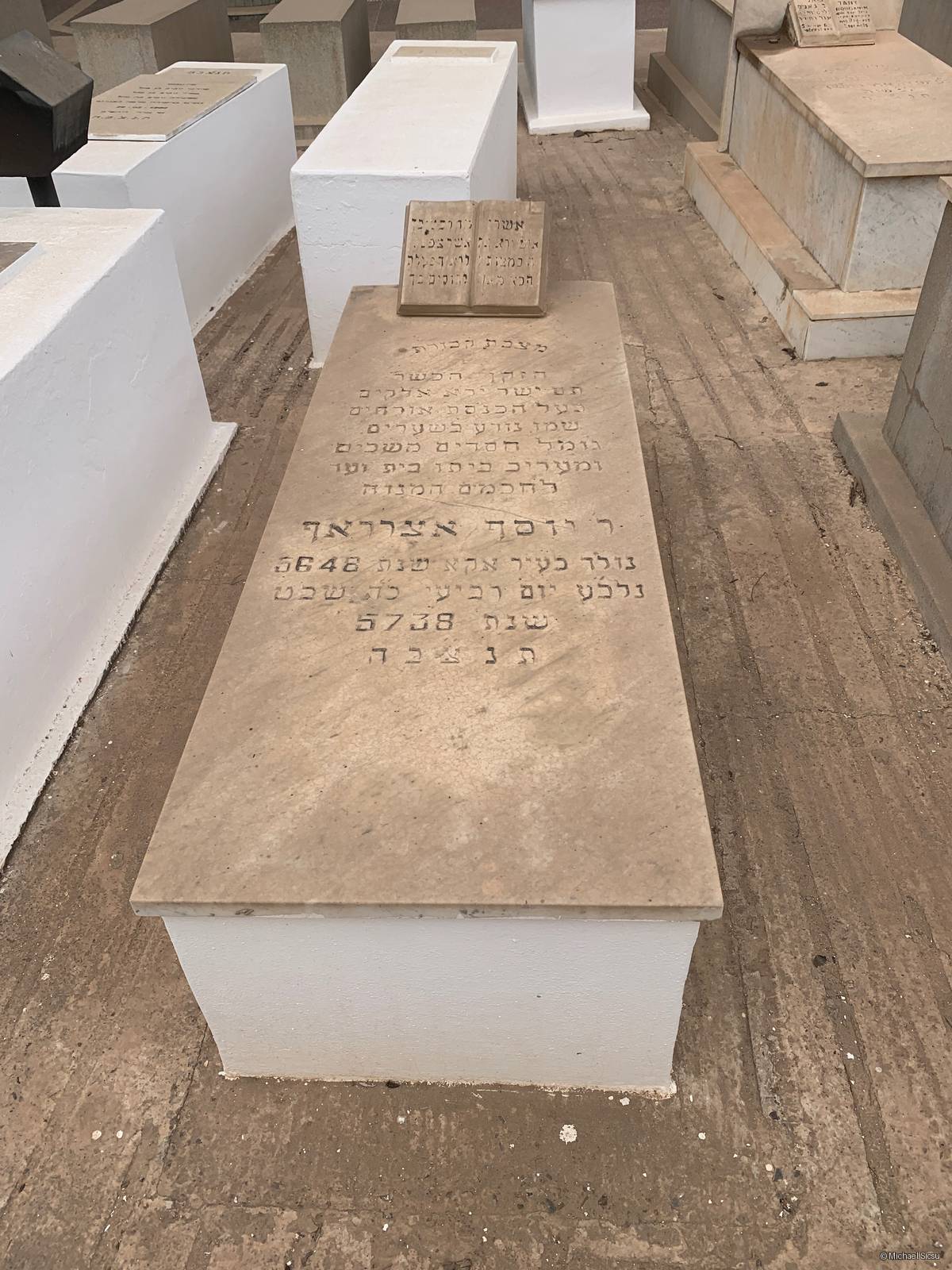 Pierre tombale de Yossef Asseraf